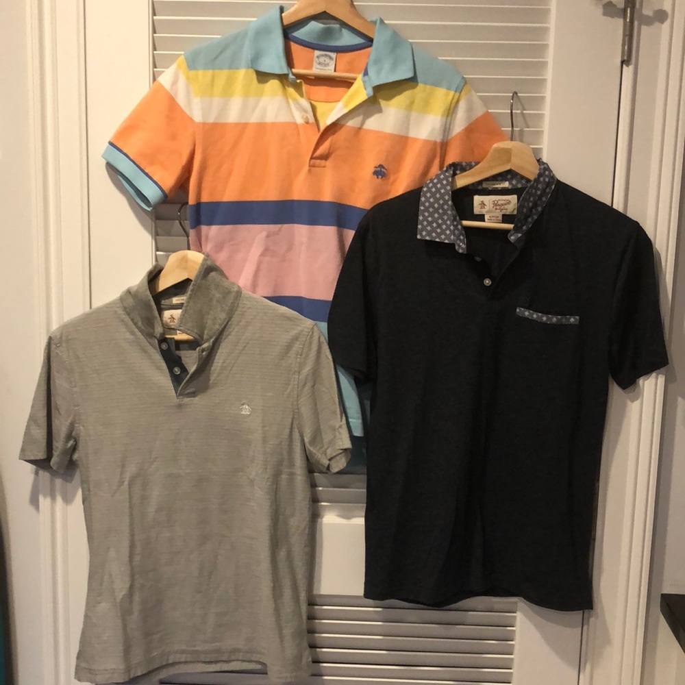 THRE Brooks Brothers & Penguin youth polos
